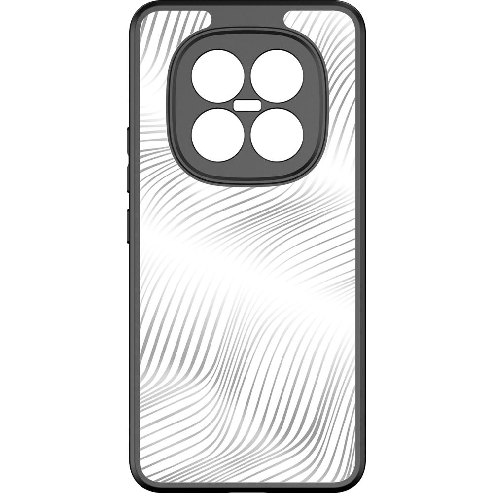 Etui ochronne Dux Ducis AIMO do Redmi Note 15 Pro 4G, przezroczyste z czarną ramką